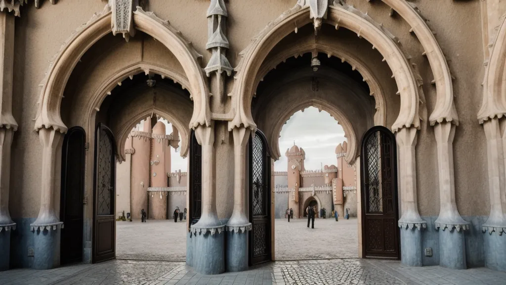 Sintra day trip photography guide: fog lifting over Pena Palace towers above Lisbon